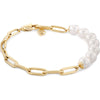 Tommy Hilfiger Ladies Orb Pearl Chain Link Bracelet 2780770
