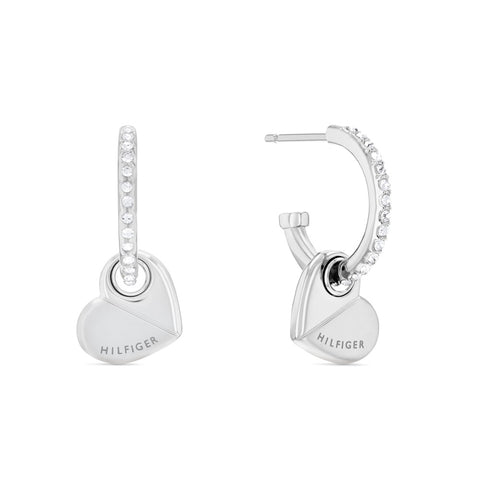 Tommy Hilfiger Ladies Heart Drop Earrings 2780882