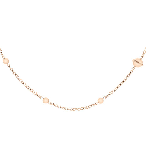 Tommy Hilfiger Metallic Orbs Carnation Gold Necklace 2780898