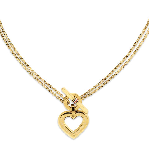 Tommy Hilfiger Ladies Toggle Heart Necklace 2780968