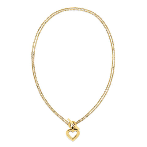 Tommy Hilfiger Ladies Toggle Heart Necklace 2780968