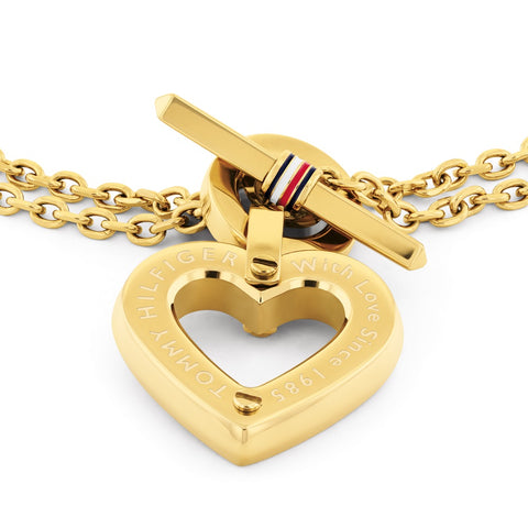 Tommy Hilfiger Ladies Toggle Heart Bracelet 2780970