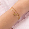 Tommy Hilfiger Gold Plated Layered Chain Ladies Bracelet 2781012