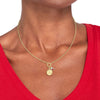 Tommy Hilfiger Gold Plated Nautical Charm Ladies Necklace 2781029