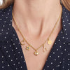 Tommy Hilfiger Gold Plated Lucky Charms Ladies Necklace 2781084