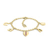 Tommy Hilfiger Gold Plated Lucky Charms Ladies Bracelet 2781085