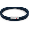 Tommy Hilfiger Navy Leather Mens Bracelet 2790264S