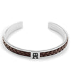 Tommy Hilfiger Brown Braided Stainless Steel Bangle 2790489