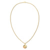 Tommy Hilfiger Compass Gold Plated Mens Necklace 2790721