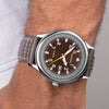 Sekonda Brown Leather Strap Mens Aviator Watch 3882