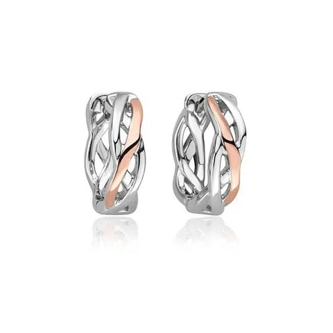 Clogau Celtic Weave Huggie Hoop Earrings 3SCMGLCE