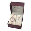 Accurist Rose Gold Crystal Set Ladies Watch Gift Set 8189G | H&H