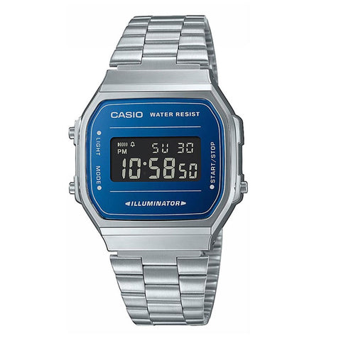 Casio Retro Collection Unisex Digital Watch A168WEM-2BEF