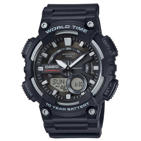 Casio Collection Telememo Sports Watch AEQ-110W-1AVEF | H&H