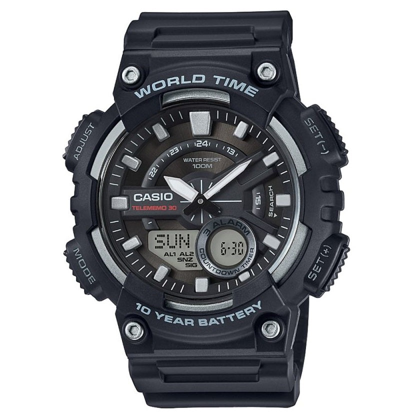 Casio Collection Telememo Sports Watch AEQ 110W 1AVEF