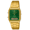 Casio Vintage Collection Analogue Digital Green Dial Watch AQ-230GA-3AMQYES