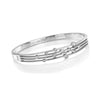Ava & Sky Stainless Steel Cubic Zirconia Bangle ASC0012