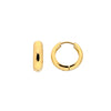 Ava & Sky Stainless Steel Gold Plated Hoop Earrings ASE0017