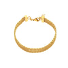 Ava & Sky Stainless Steel Gold Plated Mesh Bracelet ASL0001