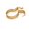 Ava & Sky Stainless Steel Gold Plated Mesh Bracelet ASL0001