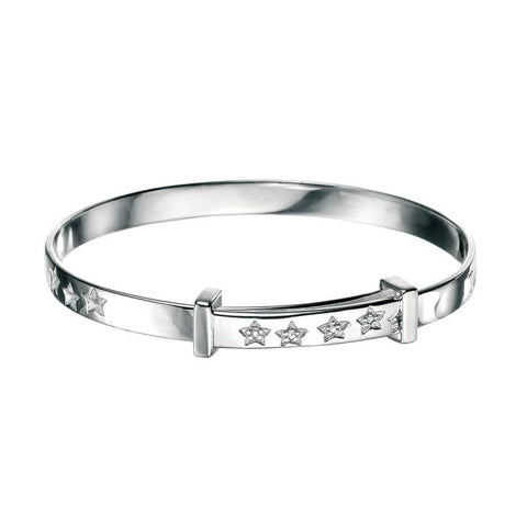 D for Diamond Twinkle Twinkle Baby Bangle B4322