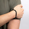 Fred Bennett Stainless Steel Black Brushed Finish Curb Mens Bracelet B5569B