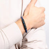 Fred Bennett Blue Leather Mens Bracelet B5575L