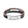 Fred Bennett Multi Layered Leather Mens Bracelet B5637
