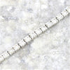 9ct White Gold 5.00cts Brilliant Cut Diamond Line Tennis Bracelet | H&H