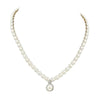 Lido Pearls Freshwater Pearl and Cubic Zirconia Necklace C16