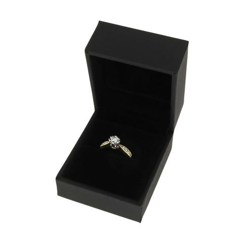 Pre Owned 18ct Yellow Gold 0.31ct Diamond Solitaire Ring