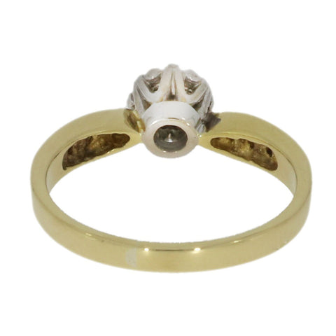 Pre Owned 18ct Yellow Gold 0.31ct Diamond Solitaire Ring