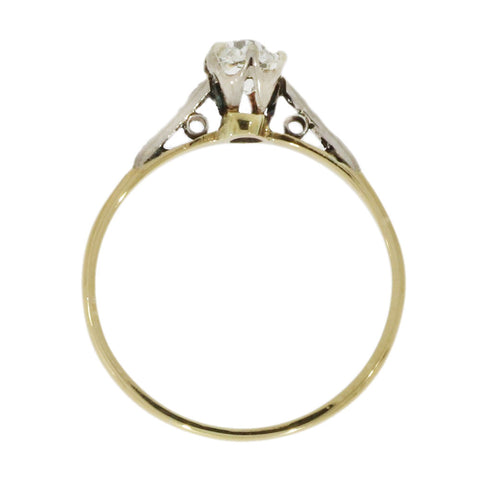 Pre Owned 9ct Yellow Gold 0.40ct Diamond Solitaire Ring | H&H Jewellers