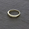 Pre Owned 9ct Yellow Gold 0.25ct Diamond Half Eternity Ring | H&H