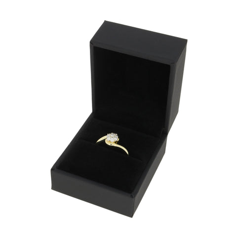 Pre Owned 9ct Yellow Gold 0.20cts Diamond Cluster Ring | H&H Jewellers