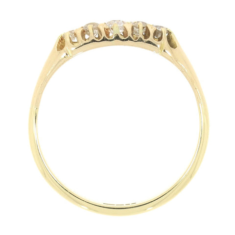 Pre Owned 18ct Yellow Gold 5 Stone 0.25cts Diamond Ring | H&H