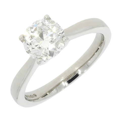 Pre Owned Ladies Platinum 1.51cts Diamond Solitaire Ring | H&H 