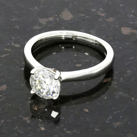 Pre Owned Ladies Platinum 1.51cts Diamond Solitaire Ring