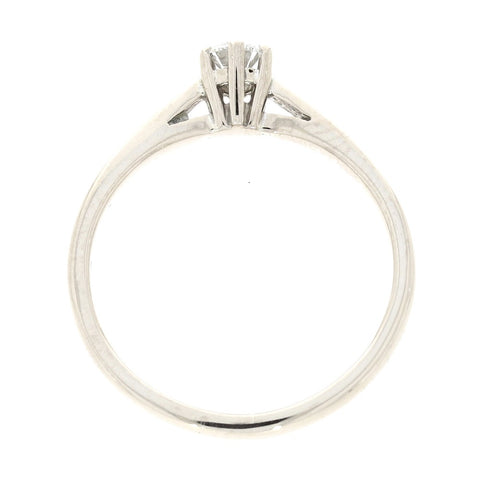 Pre Owned Ladies 18ct White Gold 0.25cts Diamond Solitaire Ring | H&H 