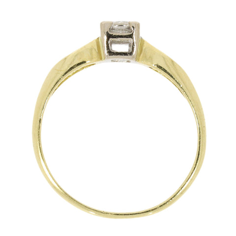 Pre Owned Ladies 18ct Yellow Gold 0.15cts Diamond Solitaire Ring | H&H 