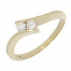 Pre Owned 9ct Yellow Gold 0.14cts Diamond Dress Ring