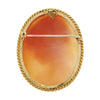 Vintage 9ct Gold Large Cameo Portrait Brooch Pre Owned CH1313 | H&H