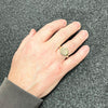 9ct Yellow Gold Mens Plain Polished Oval Signet Ring Pre Owned CH1319