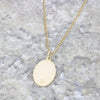 9ct Yellow Gold St Christopher Pendant With 9ct Gold Curb Chain | H&H