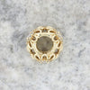 Pre Owned Rare Pandora 14ct Gold Round Daisy Stone Set Charm CH1324 | H&H