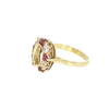 18ct Yellow Gold Ruby and Diamond Horse Shoe Ring Pre Owned | H&H 