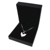 Clogau Cariad Silver and 9ct Rose Gold Diamond Heart Necklace SCA010 | H&H