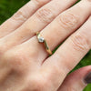 18ct Yellow Gold 0.15ct Natural Diamond Solitaire Ring Pre Owned CH793