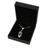 Derbyshire Blue John Small Marquise Pendant And Chain