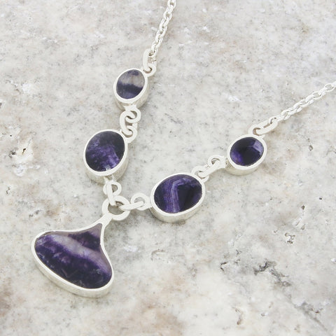 Derbyshire Blue John Ladies Necklace